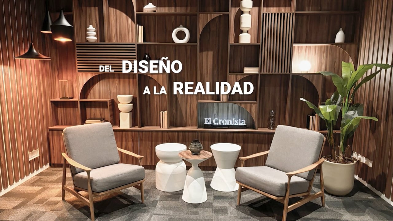 Fotograma del proceso de diseño del set El Cronista